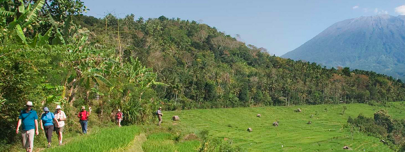 wandelen op bali